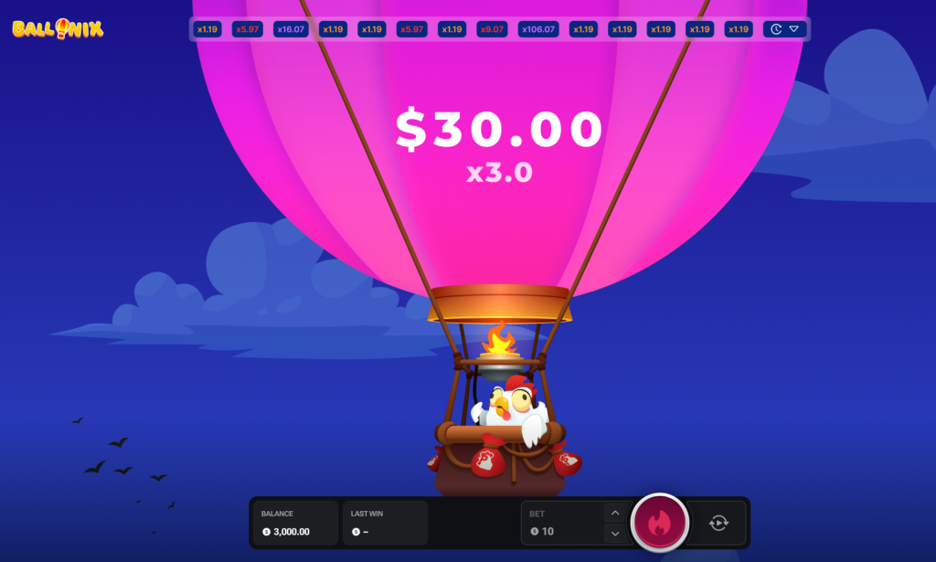 InOut Games BalloniX demo play