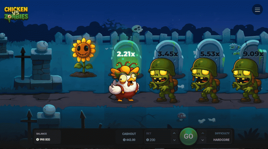 Chicken vs Zombies game by INOUT