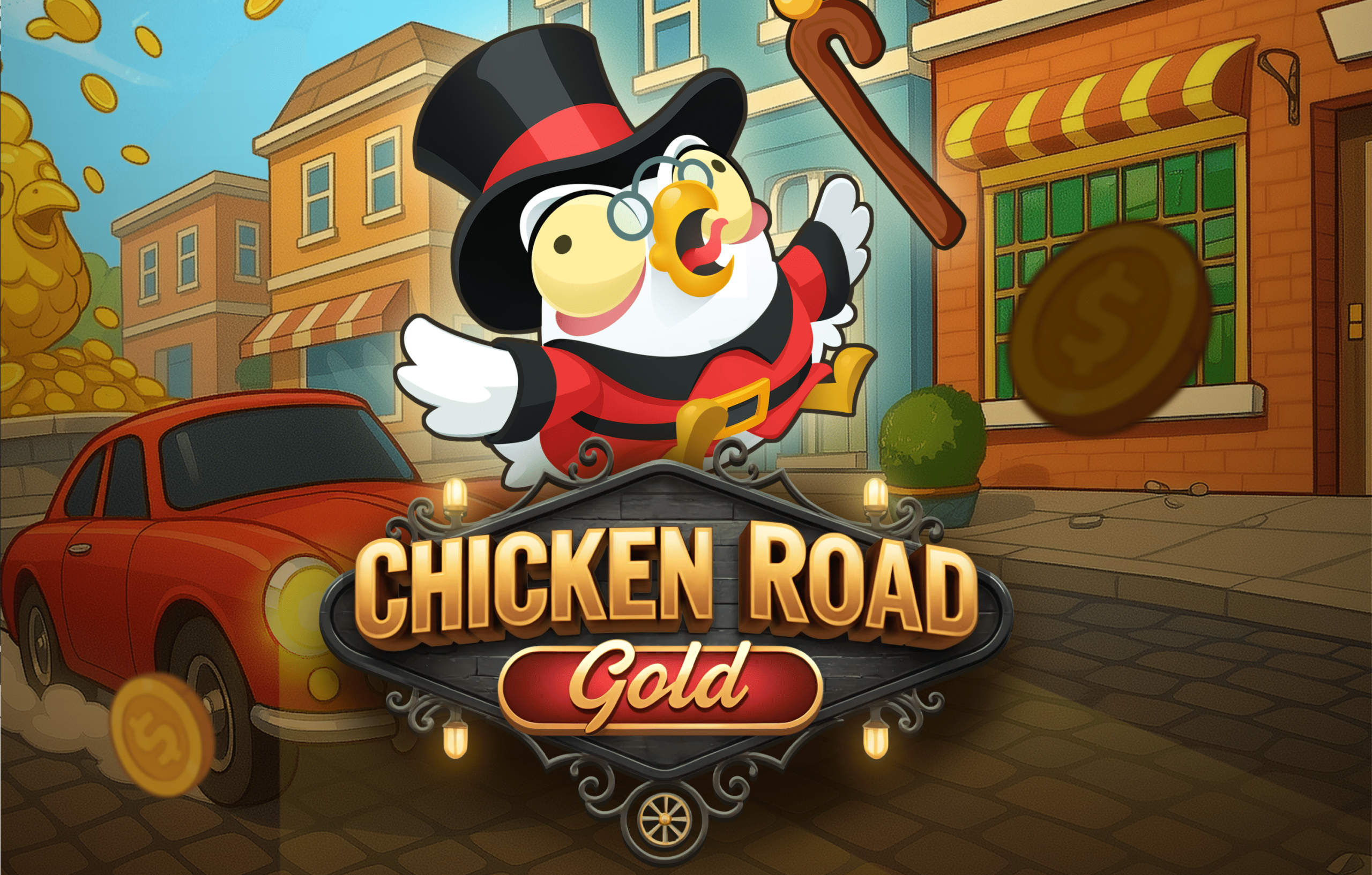 Chicken Road Gold official logo