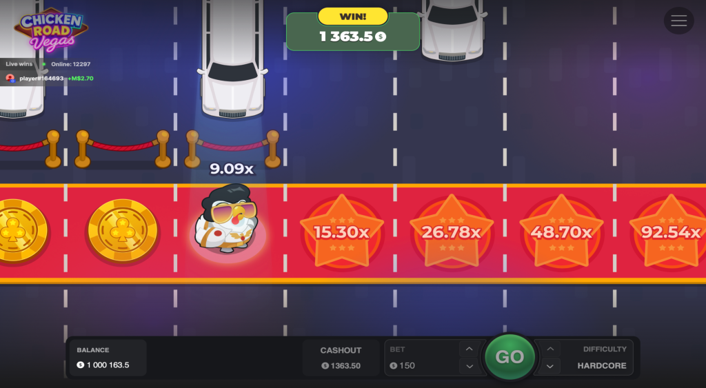 Getting multipliers with Vegas theme