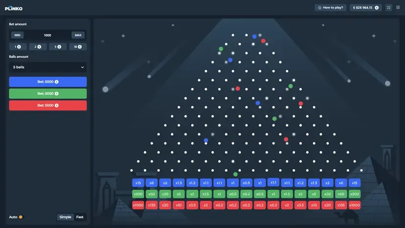 Testing of all difficuly level (payout rows)