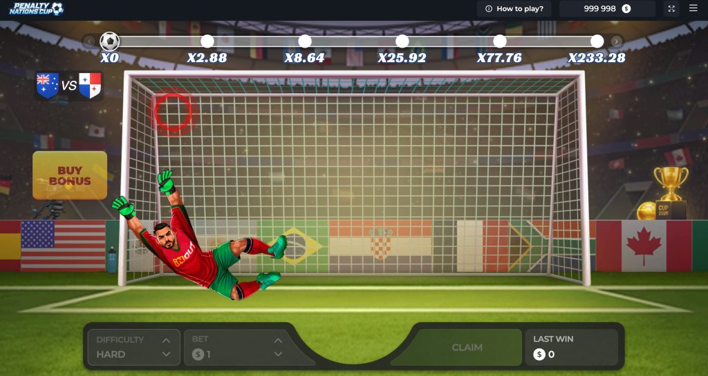 Penalty Nations Cup game.