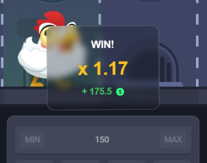 Win cashout after play easy betting level