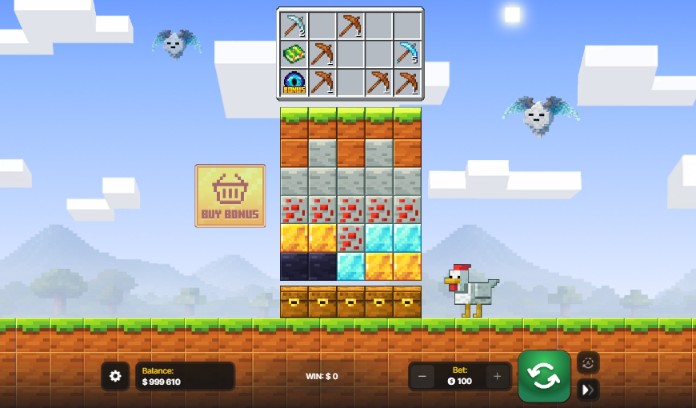Demo of Mine Slot app/mobile play